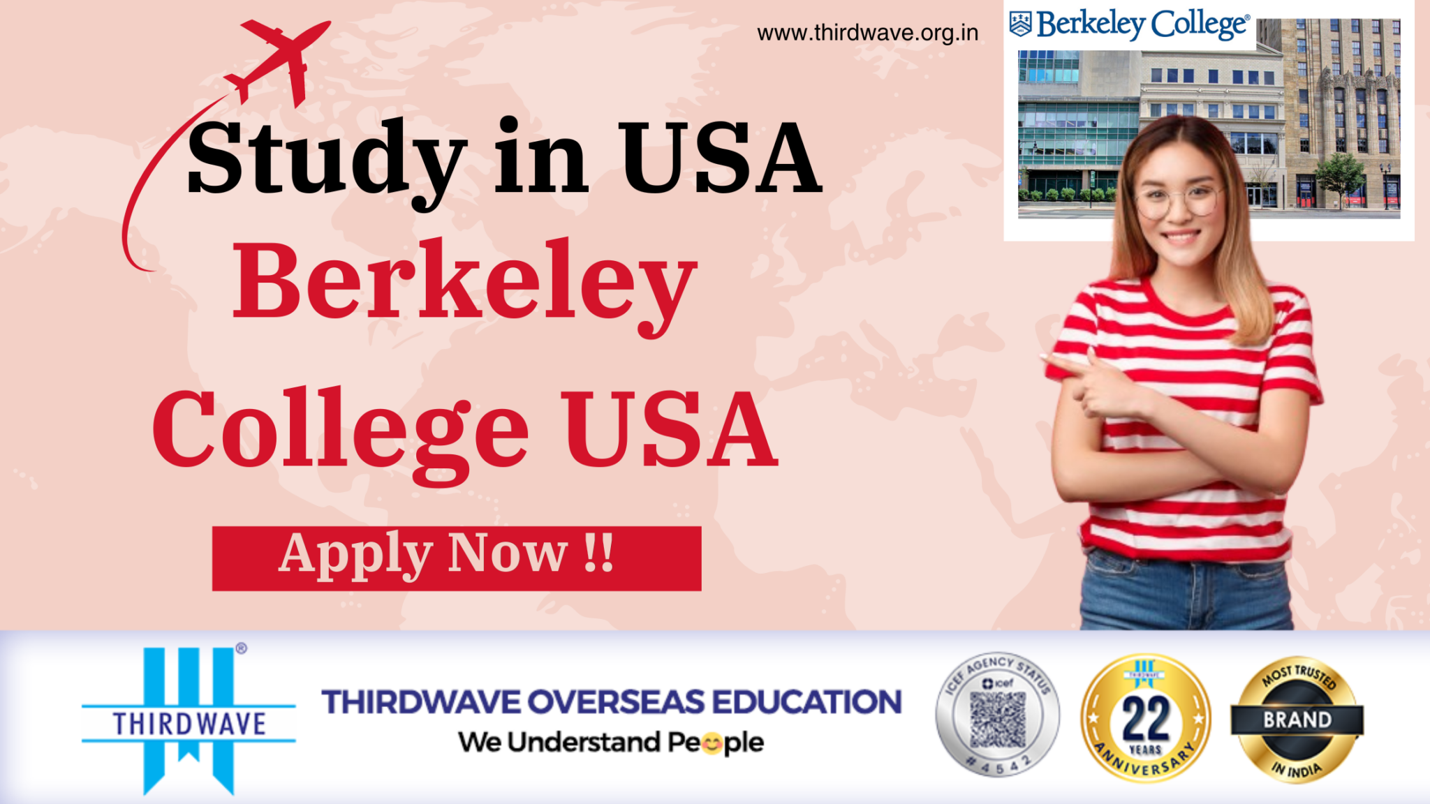 Study in USA - Berkeley College USA - Thirdwave Overseas Education