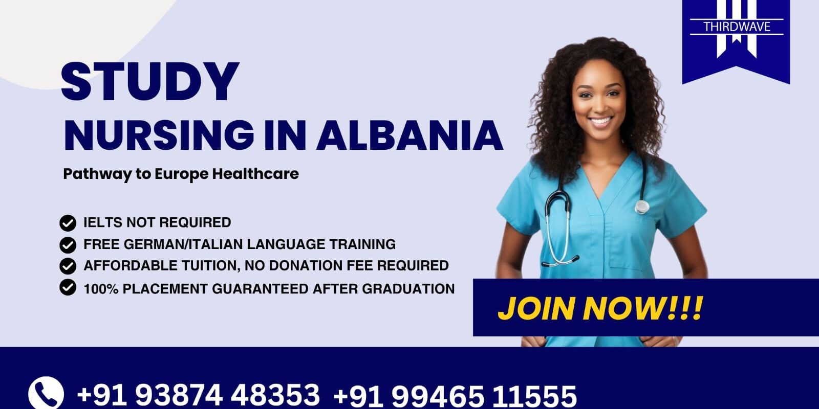 study nursing in albania
