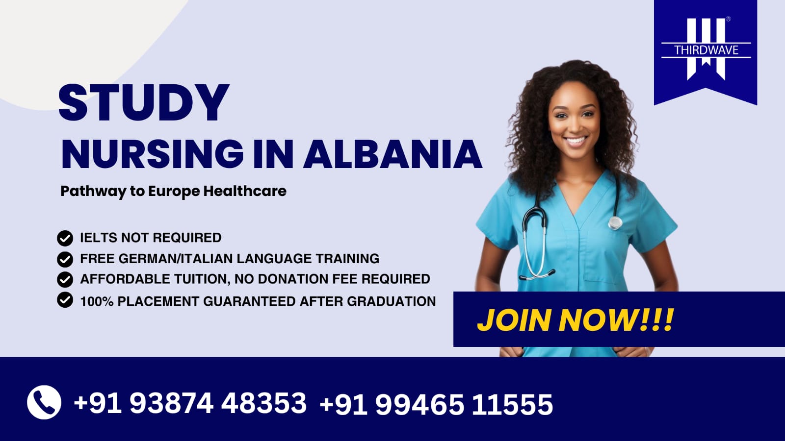 study nursing in albania