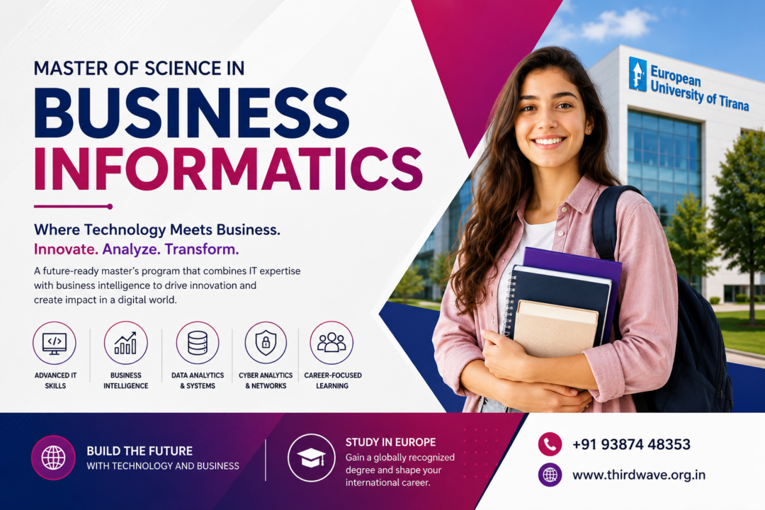 STUDY MASTER OF SCIENCE IN BUSINESS INFORMATICS IN ALBANIA